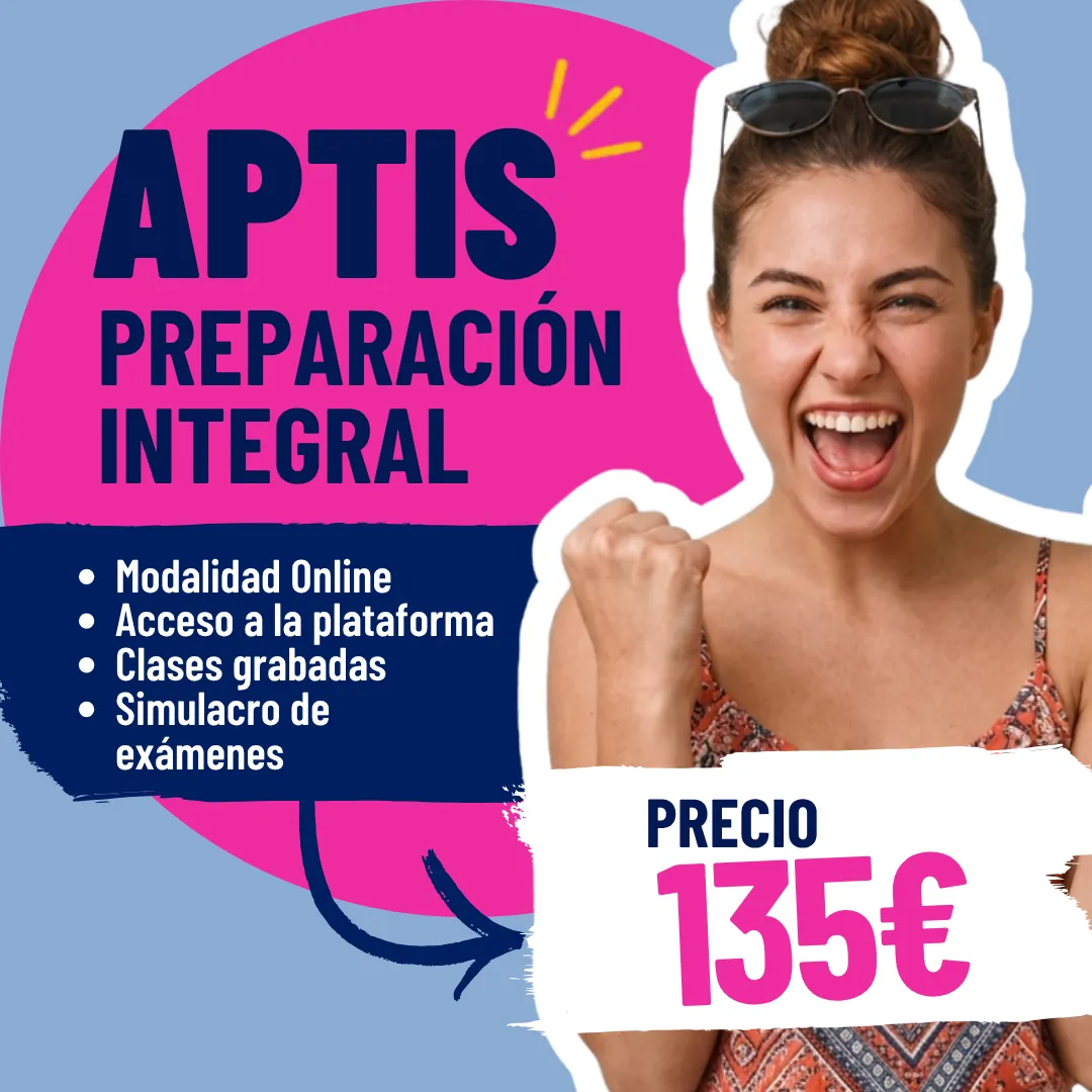 Curso APTIS septiembre 2026, modalidad online